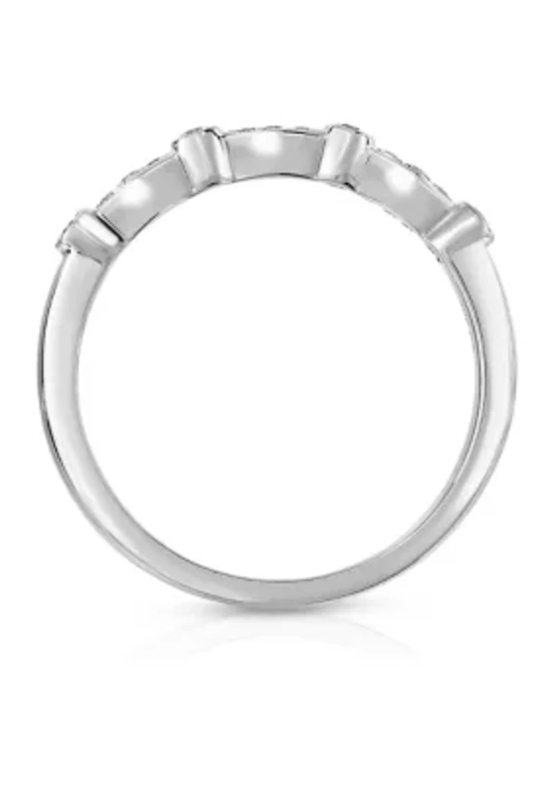 1/10 C.T.T.W Diamond 10K Ladies Bands