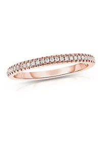 1/6 C.T.T.W Diamond 10K Ladies Bands