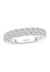 3/4 C.T.T.W Diamond 14K Ladies Bands