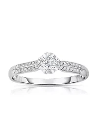 1/3 C.T.T.W Diamond 10Kt Gold Engagement Ring
