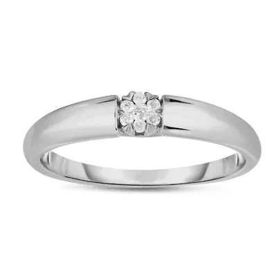 0.06CTW Diamond 10kt Gold White Ring