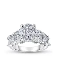 2 3/8 C.T.T.W Diamond 14Kt Gold Engagement Ring