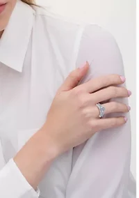 2 3/8 C.T.T.W Diamond 14Kt Gold Engagement Ring