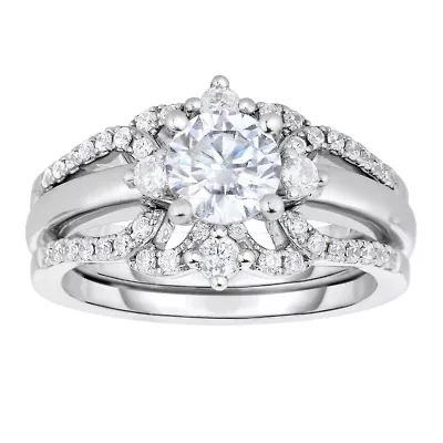 1CTW Diamond 14kt Gold White Ring