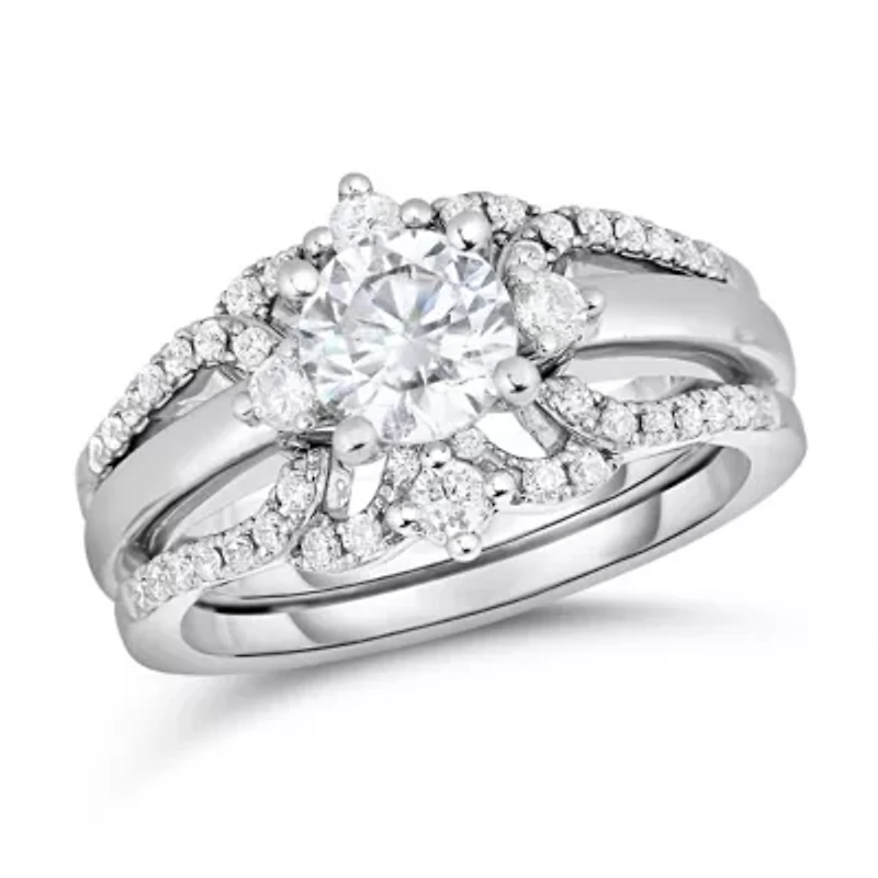 1CTW Diamond 14kt Gold White Ring