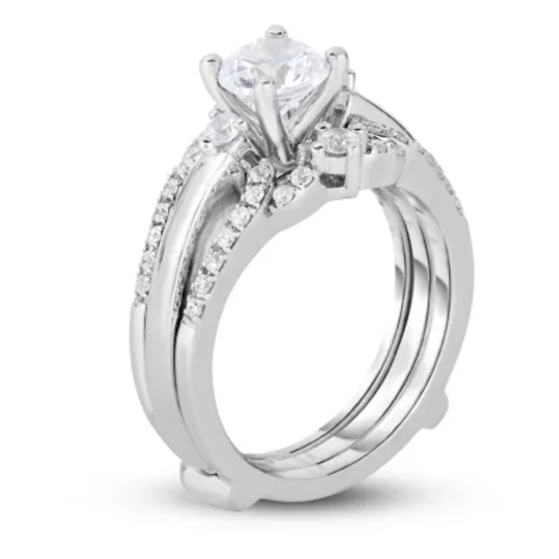 1CTW Diamond 14kt Gold White Ring