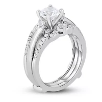 1CTW Diamond 14kt Gold White Ring