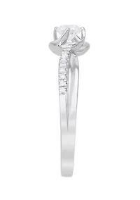 1/3 C.T.T.W Diamond 10Kt Gold Engagement Ring