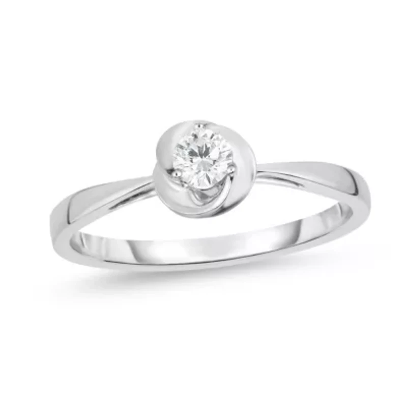 1/6CTW Diamond 10kt Gold White Ring