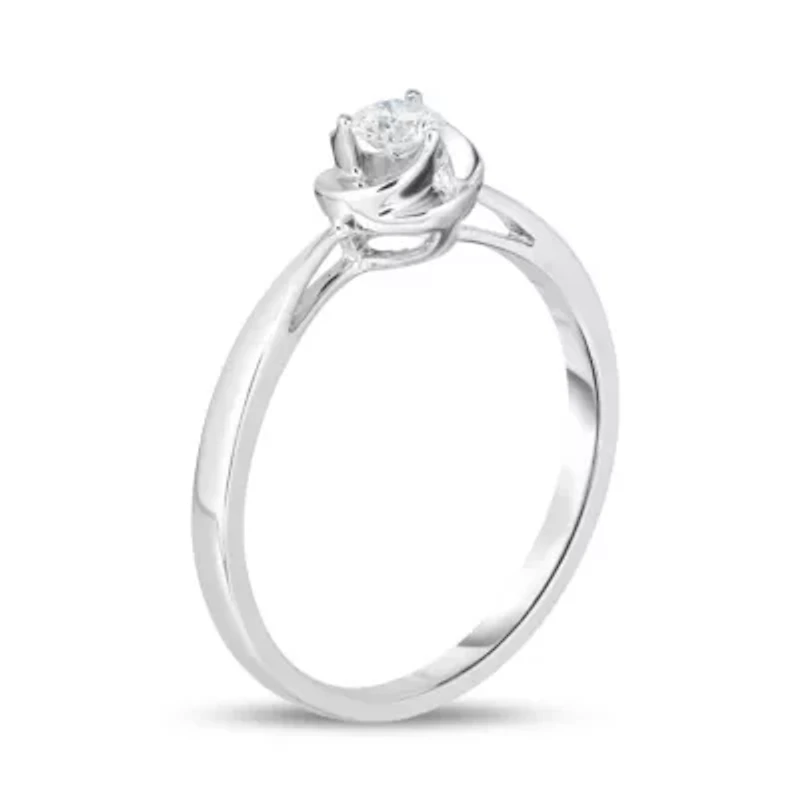 1/6CTW Diamond 10kt Gold White Ring