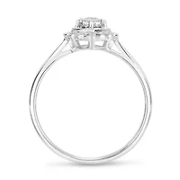 1/6CTW Diamond 10kt Gold White Ring