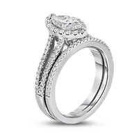 1-1/5CTW Diamond 14kt Gold White Ring