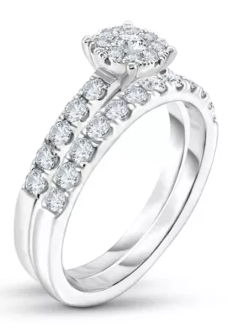 C.T.T.W Diamond 14Kt Gold Bridal Set