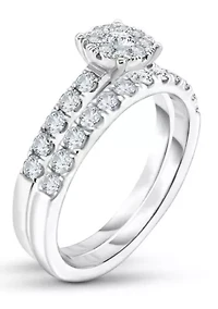 C.T.T.W Diamond 14Kt Gold Bridal Set