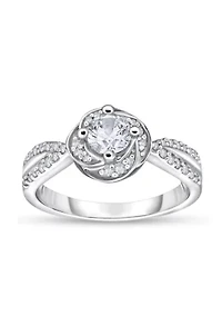 1/2 C.T.T.W Diamond 14Kt Gold Engagement Ring