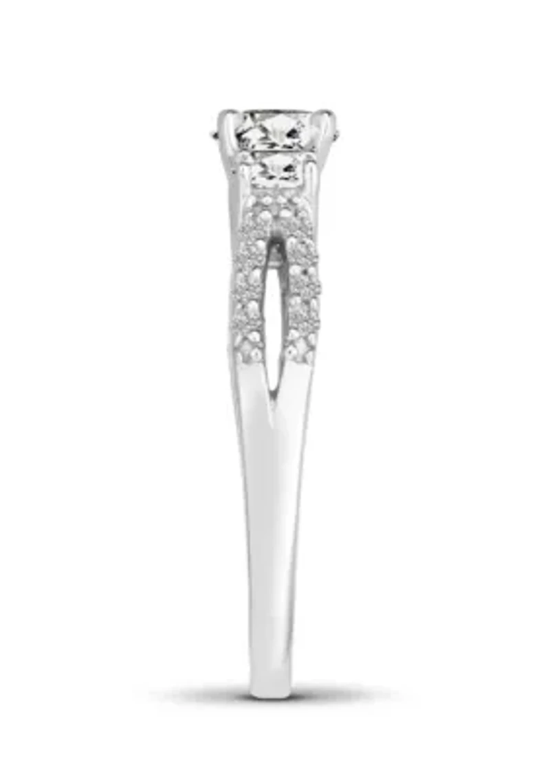 C.T.T.W Diamond 14Kt Gold Engagement Ring