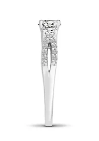 C.T.T.W Diamond 14Kt Gold Engagement Ring