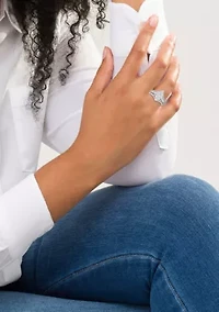 1/ C.T.T.W Diamond 14Kt Gold Engagement Ring