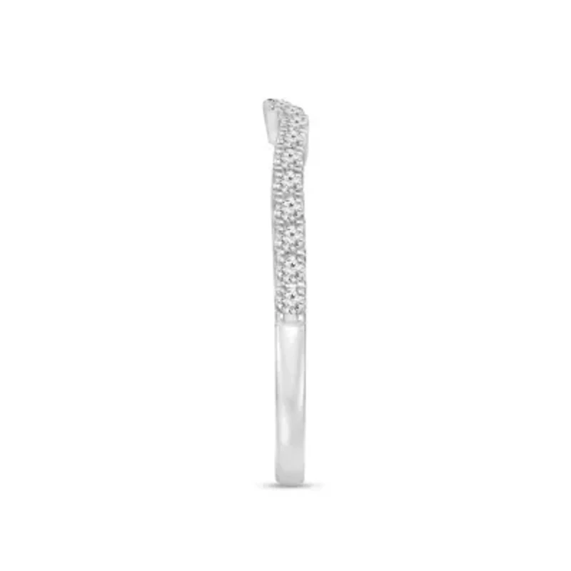 1/5CTW Diamond 14kt Gold White Ring