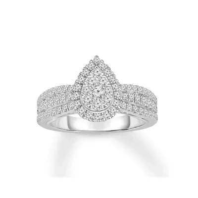 3/4CTW Diamond 14kt Gold White Ring