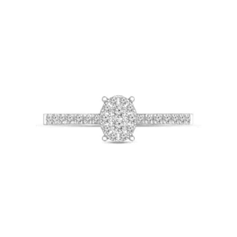 1/5CTW Diamond 10kt Gold White Ring