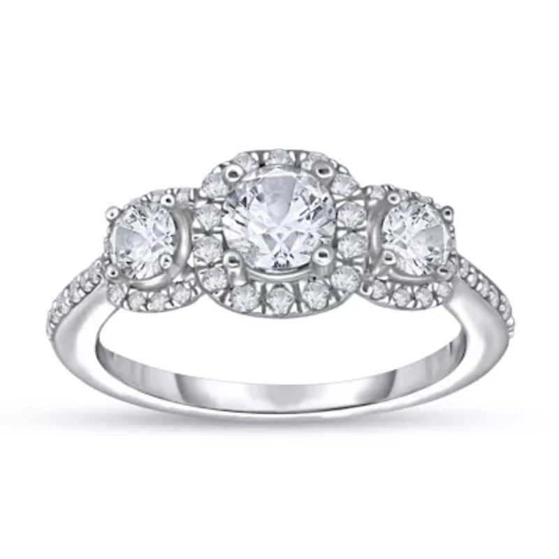 1CTW DIA 14K White Gold Ring