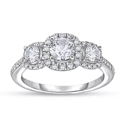 1CTW DIA 14K White Gold  Ring