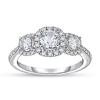 1CTW DIA 14K White Gold  Ring