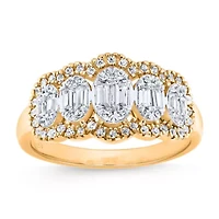 Lab Created Sterling Silver 1/2 Cttw Lab-Grown GH/SI2 Diamond Ring