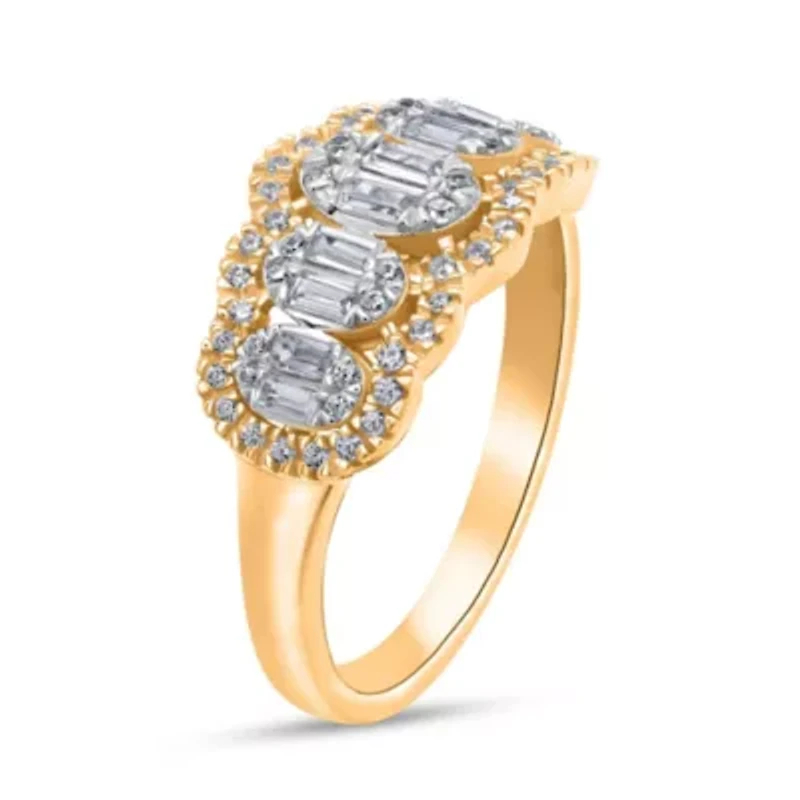 Lab Created Sterling Silver 1/2 Cttw Lab-Grown GH/SI2 Diamond Ring