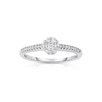 1/4CTW Diamond 14kt Gold White Ring