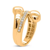 Lab Created Sterling Silver 1/ Cttw Lab-Grown GH/SI2 Diamond Ring