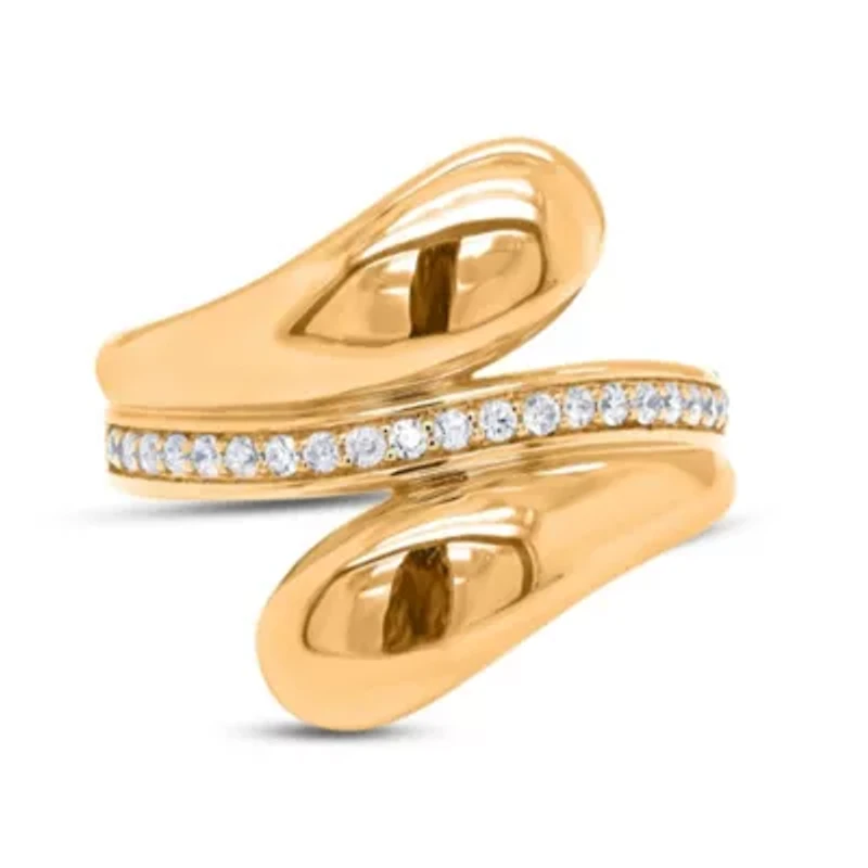 Lab Created Sterling Silver 1/ Cttw Lab-Grown GH/SI2 Diamond Ring