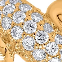 Lab Created Sterling Silver 3/8 Cttw Lab-Grown GH/SI2 Diamond Ring