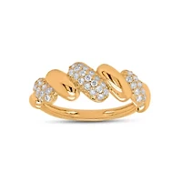 Lab Created Sterling Silver 3/8 Cttw Lab-Grown GH/SI2 Diamond Ring