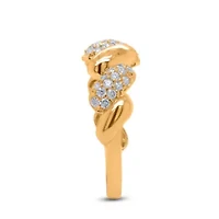 Lab Created Sterling Silver 3/8 Cttw Lab-Grown GH/SI2 Diamond Ring