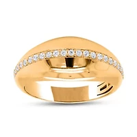 Lab Created Sterling Silver 1/5 Cttw Lab-Grown GH/SI2 Diamond Ring