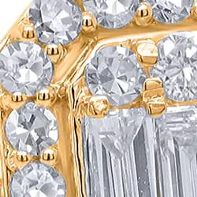 Lab Created Sterling Silver 1 Cttw Lab-Grown GH/SI2 Diamond Ring