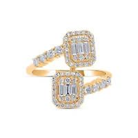 Lab Created Sterling Silver 1 Cttw Lab-Grown GH/SI2 Diamond Ring