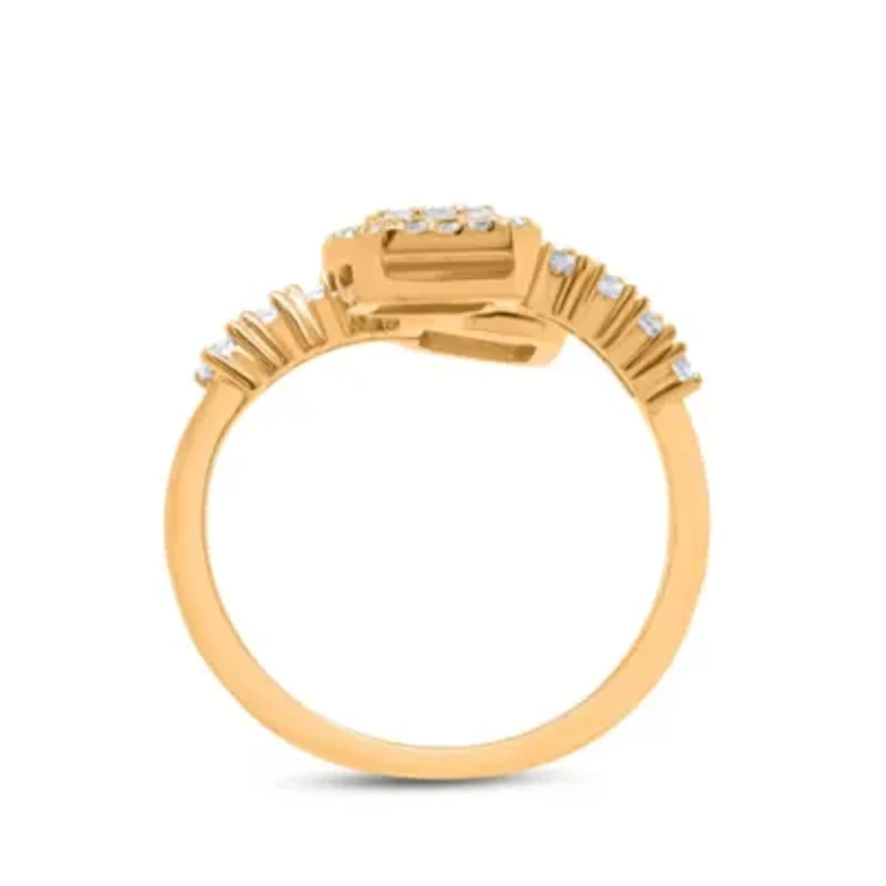 Lab Created Sterling Silver 1 Cttw Lab-Grown GH/SI2 Diamond Ring