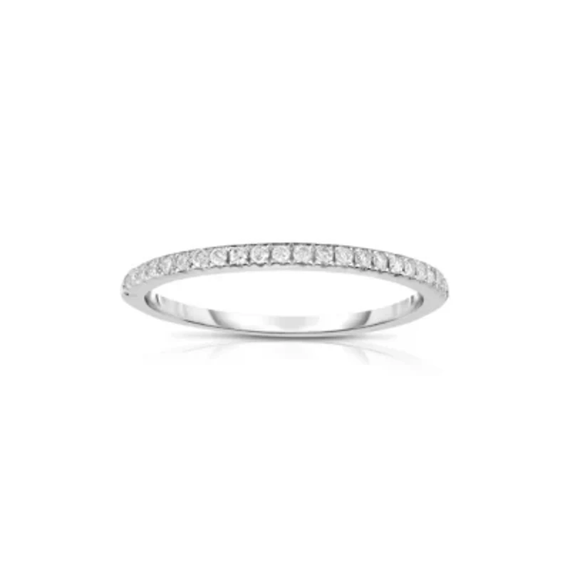 1/8CTW Diamond 14kt Gold White Ring