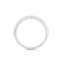 1/8CTW Diamond 14kt Gold White Ring