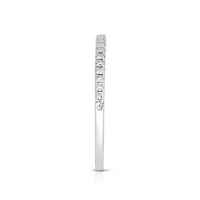 1/8CTW Diamond 14kt Gold White Ring