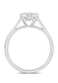 1/3 C.T.T.W Diamond 10Kt Gold Engagement Ring