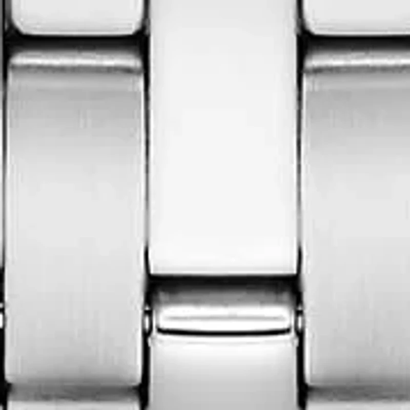 Caravelle Mens Classic Silver-Tone Stainless Steel Bracelet Watch 41mm