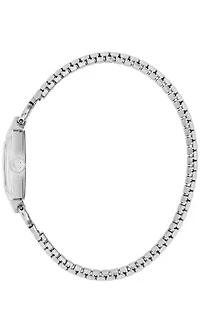 Caravelle Ladies Vintage Silver-Tone Stainless Steel Expansion Watch 19mm