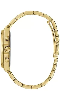 Caravelle Mens Classic Gold-Tone Bracelet Watch 40mm