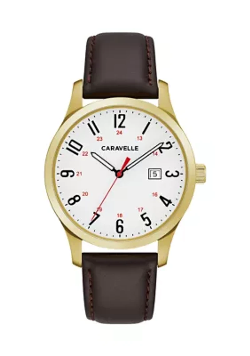 Traditional Leather Strap Watch