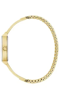 Caravelle Ladies Modern Gold-Tone Stainless Steel Expansion Watch 22mm