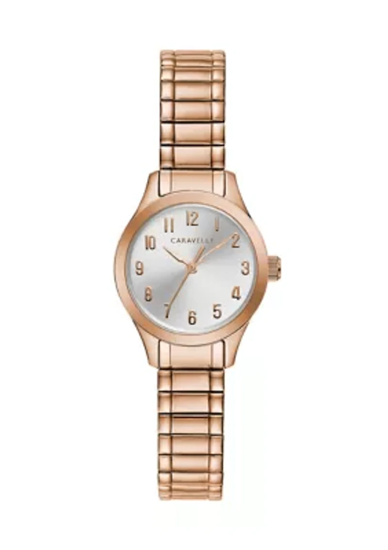 Women's Traditional Stainless Steel Expansion Watch